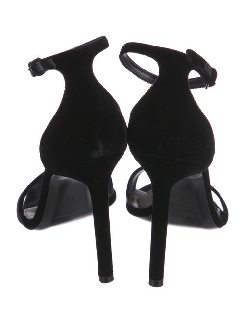 Saint Laurent Velvet Sandals