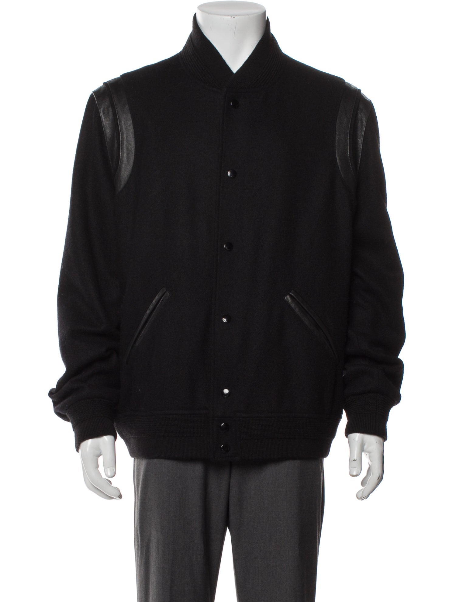 Saint Laurent 2019 Teddy Bomber Jacket