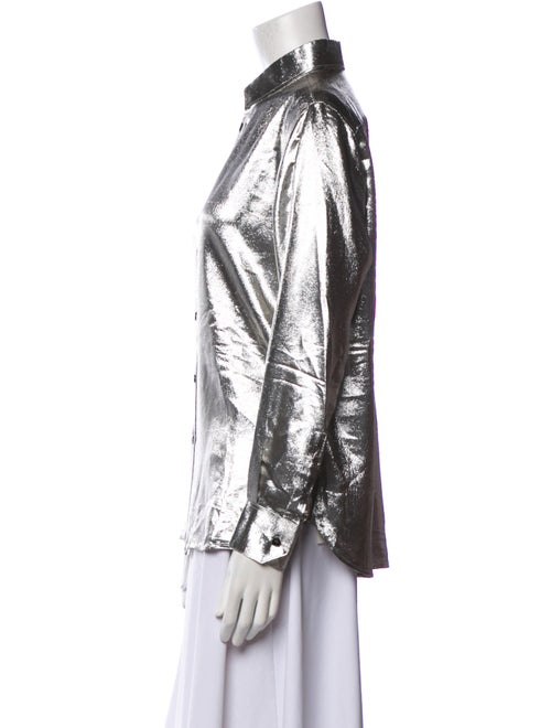 Saint Laurent 2016 Silk Button-Up Top