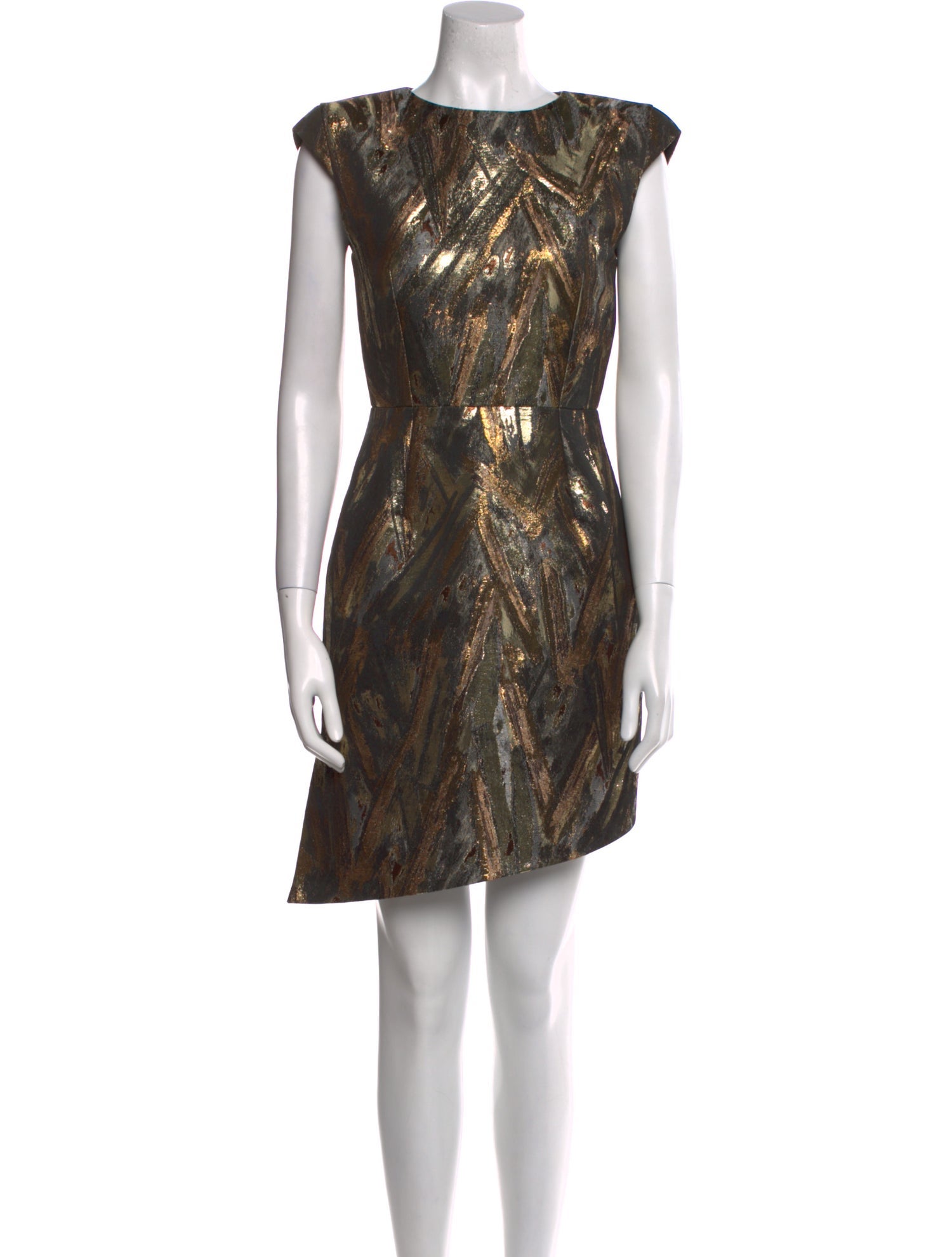 Saint Laurent Printed Long Dress