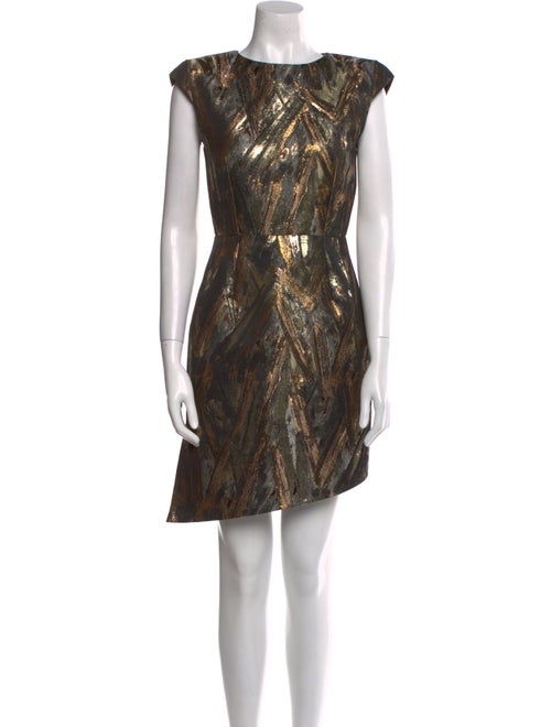 Saint Laurent Printed Long Dress