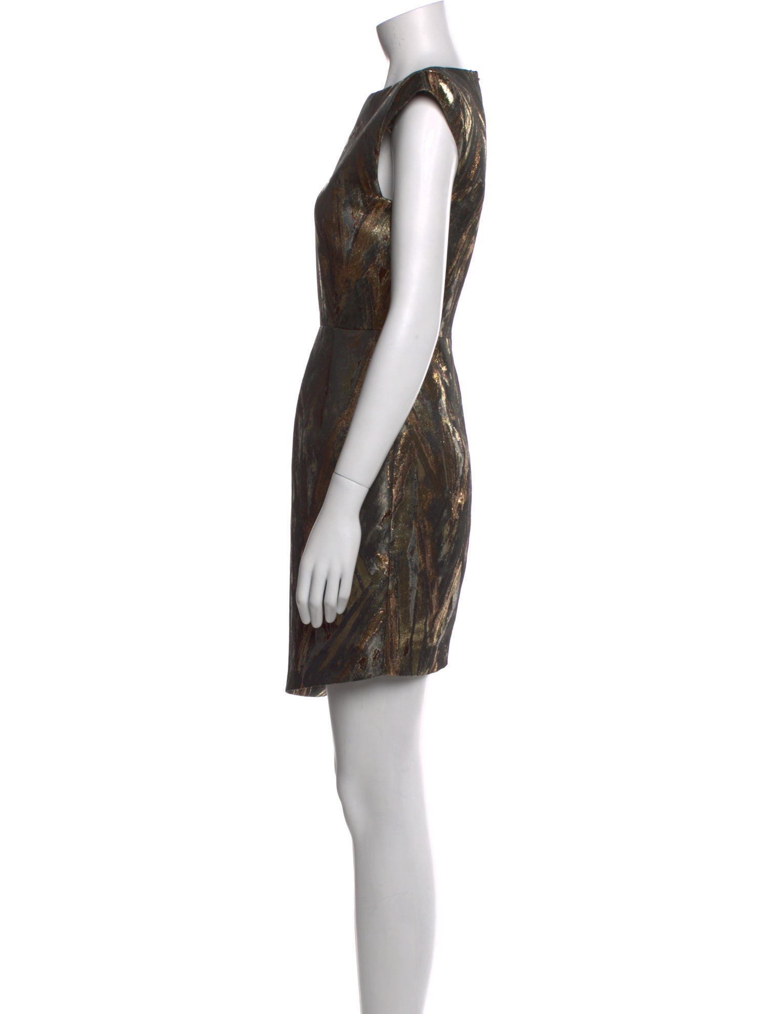 Saint Laurent Printed Long Dress