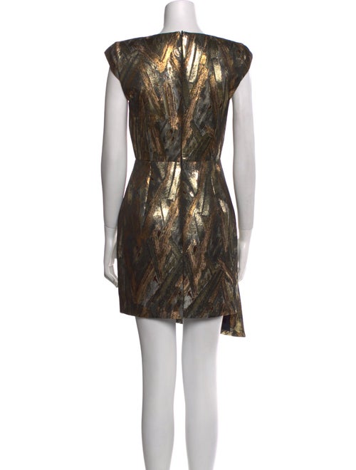 Saint Laurent Printed Long Dress