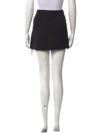 Saint Laurent Virgin Wool Mini Skirt