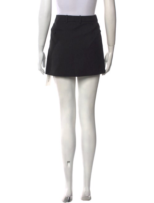 Saint Laurent Virgin Wool Mini Skirt