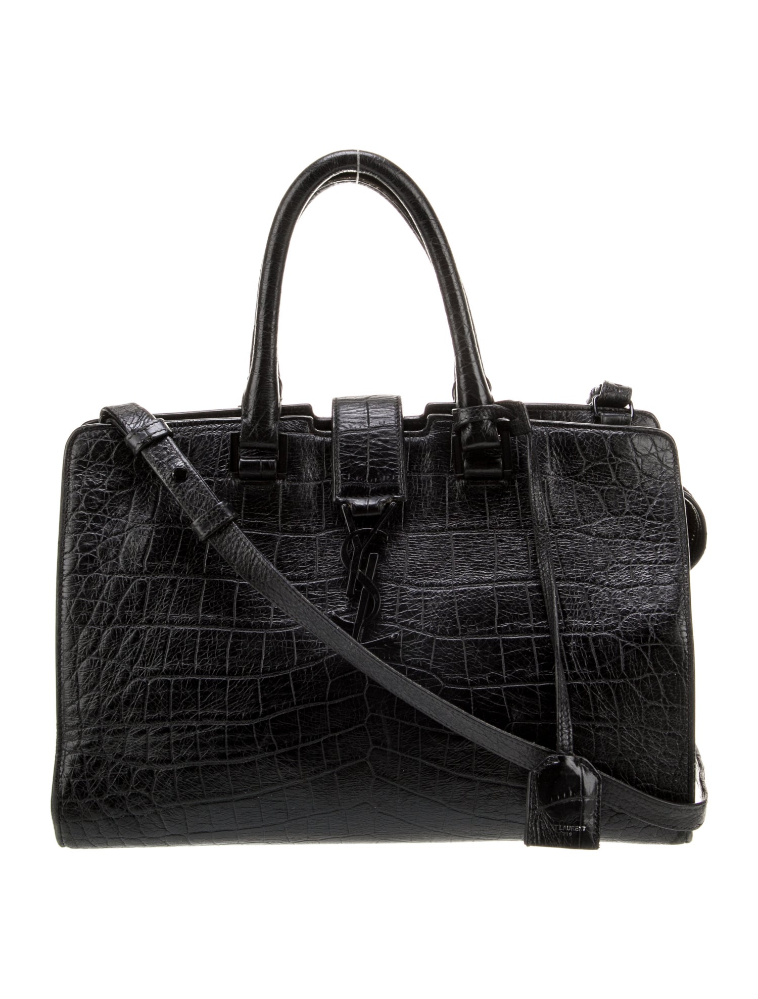 Saint Laurent Leather Top Handle Bag Small