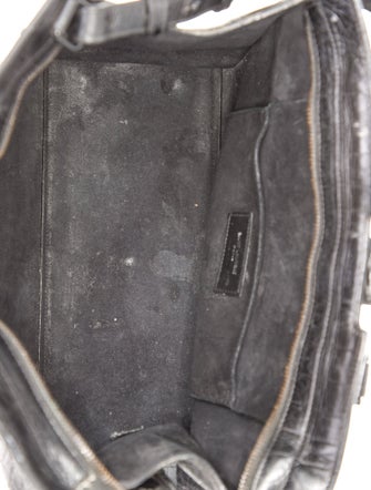 Saint Laurent Leather Top Handle Bag Small