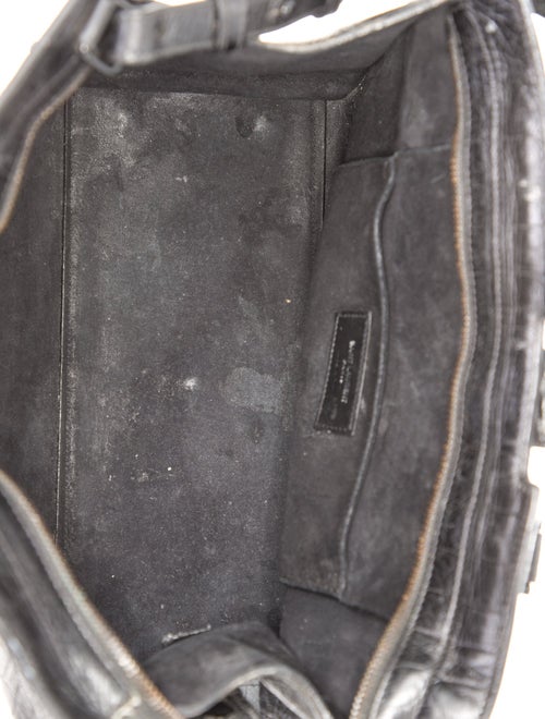 Saint Laurent Leather Top Handle Bag Small