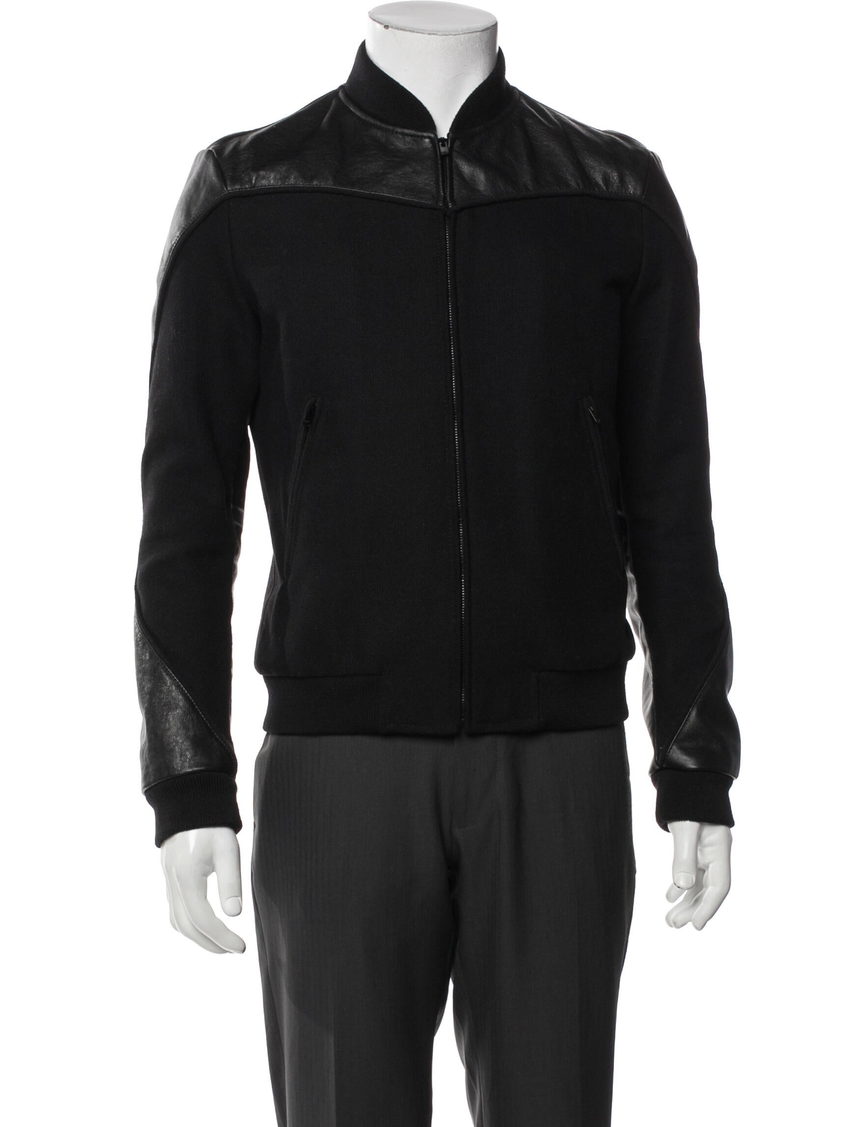 Saint Laurent 2018 Virgin Wool Bomber Jacket