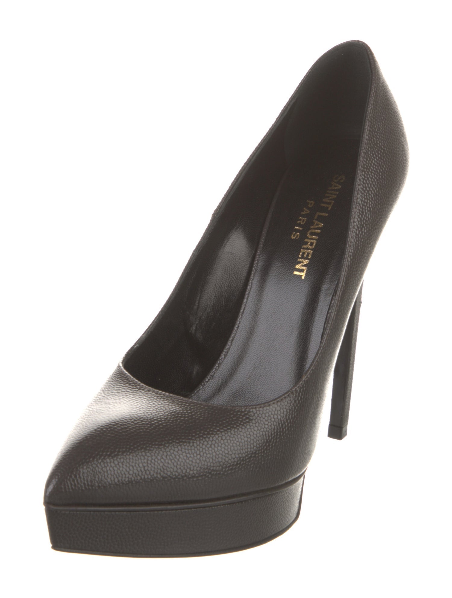 Saint Laurent Embossed Leather Pumps