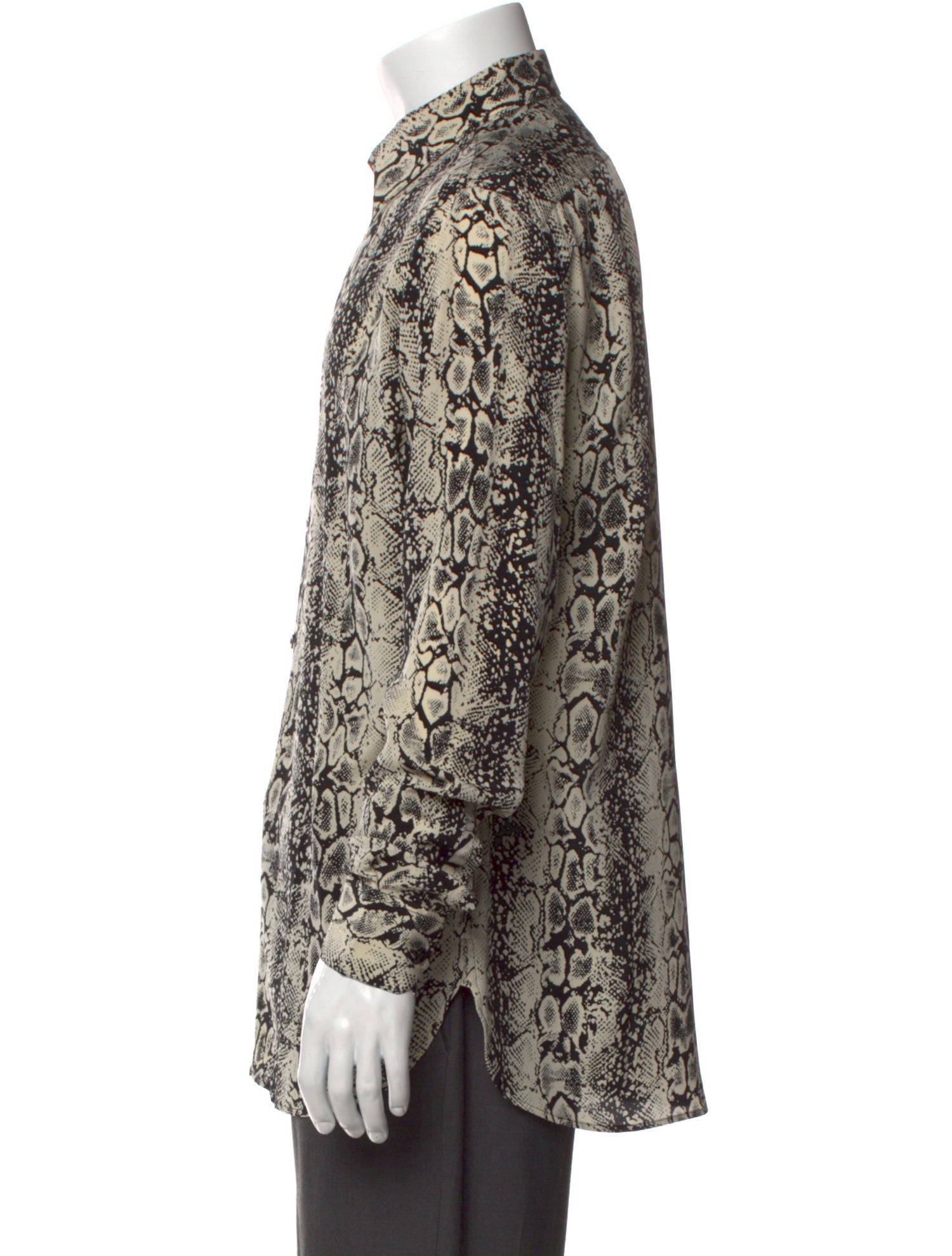 Saint Laurent 2016 Python Print Shirt