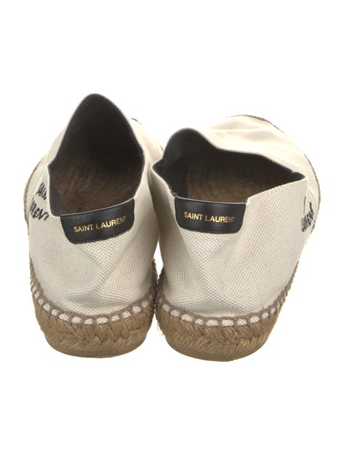 Saint Laurent Canvas Mesh Accents Espadrilles