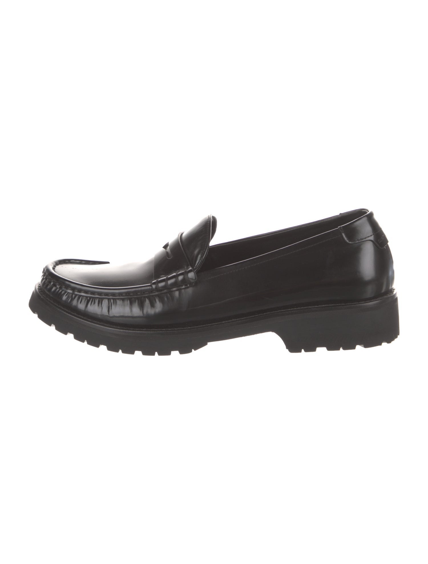 Saint Laurent Leather Dress Loafers