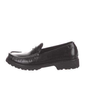 Saint Laurent Leather Dress Loafers