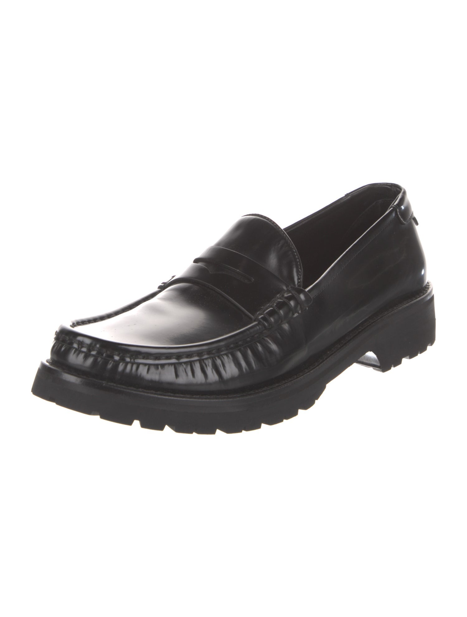 Saint Laurent Leather Dress Loafers