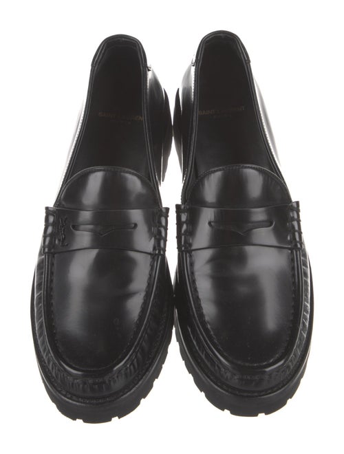 Saint Laurent Leather Dress Loafers