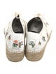 Saint Laurent Leather Floral Print Espadrilles
