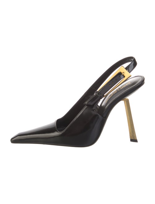 Saint Laurent Patent Leather Slingback Pumps