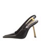 Saint Laurent Patent Leather Slingback Pumps