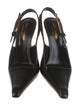 Saint Laurent Patent Leather Slingback Pumps