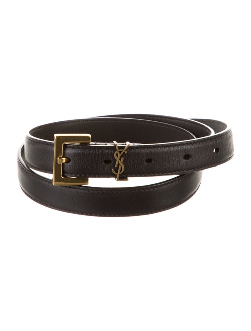 Saint Laurent Skinny Leather Belt Kit