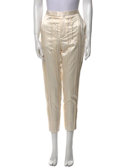 Saint Laurent Silk Skinny Leg Pants