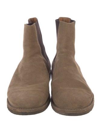 Saint Laurent Suede Chelsea Boots