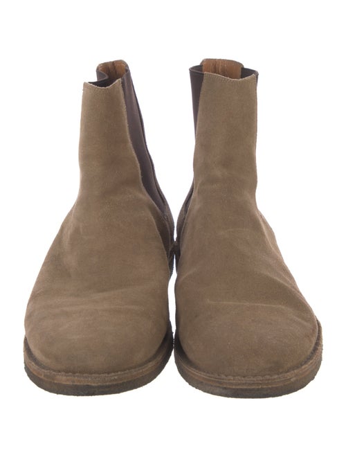 Saint Laurent Suede Chelsea Boots