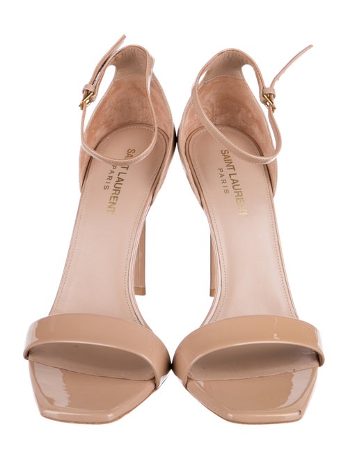 Saint Laurent Patent Leather Sandals