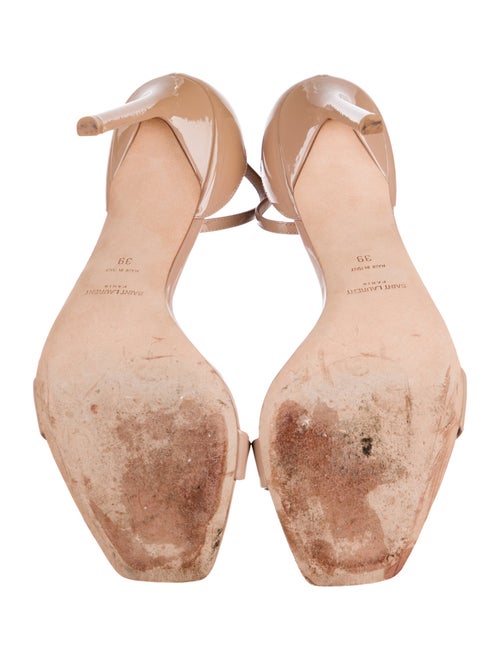 Saint Laurent Patent Leather Sandals