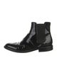 Saint Laurent Patent Leather Chelsea Boots