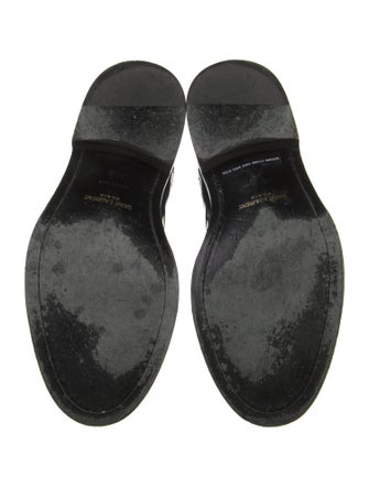 Saint Laurent Patent Leather Chelsea Boots