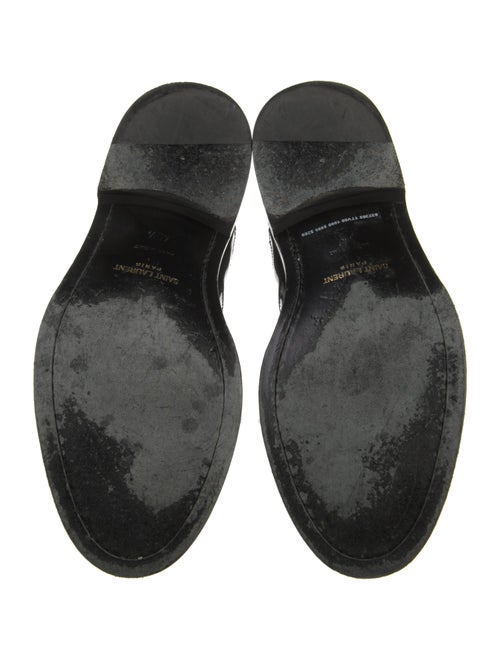 Saint Laurent Patent Leather Chelsea Boots