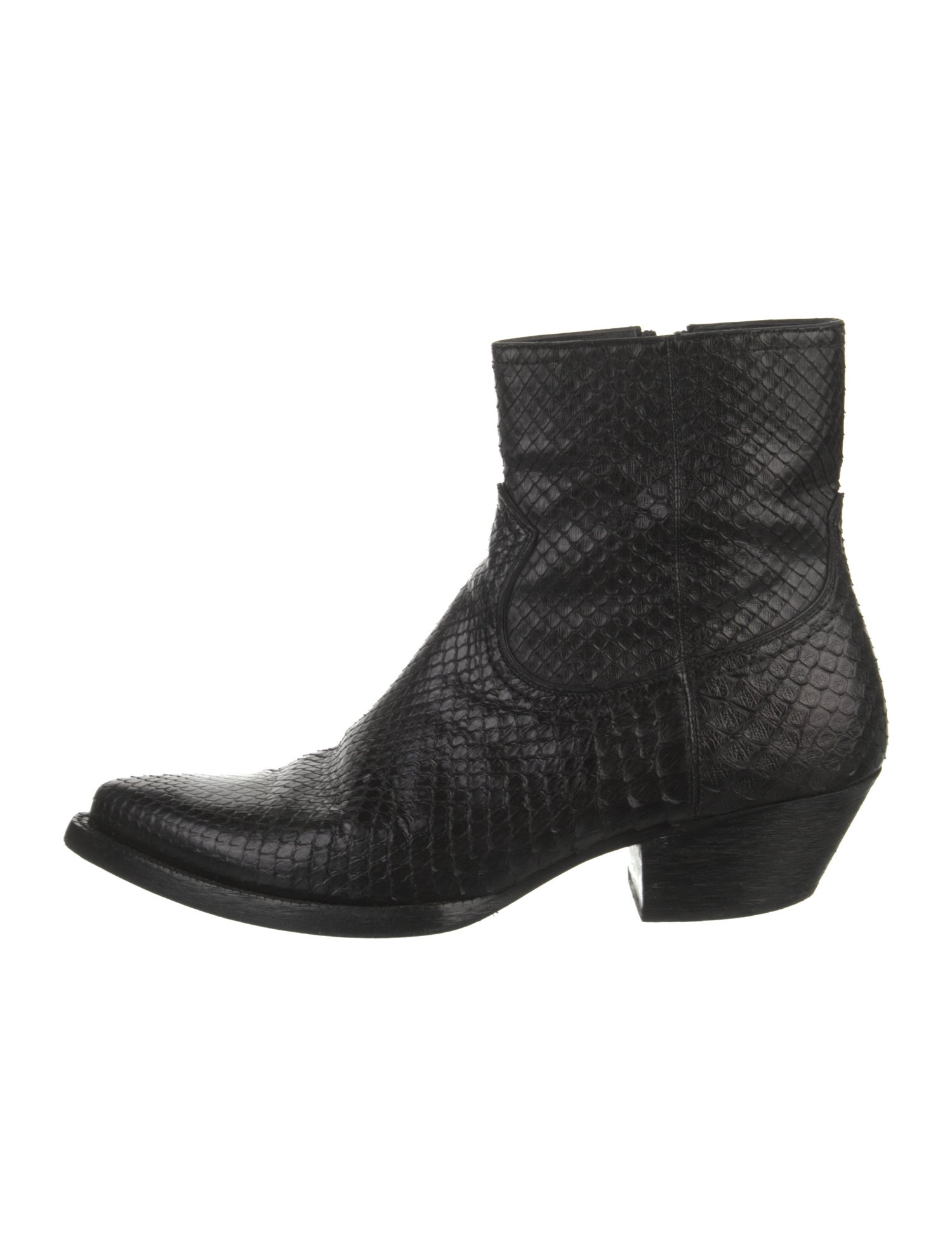 Saint Laurent Snakeskin Boots