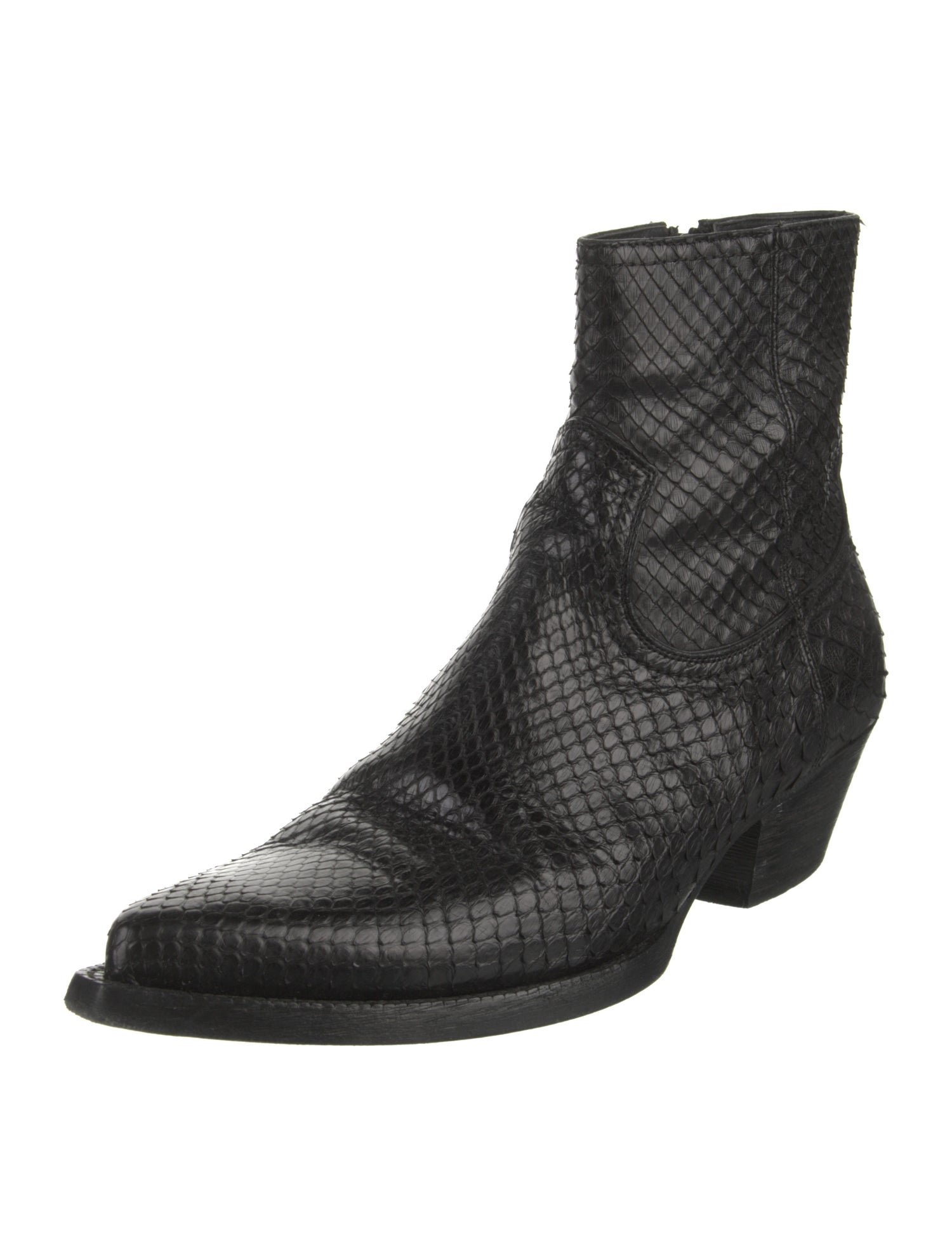 Saint Laurent Snakeskin Boots