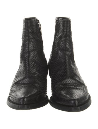Saint Laurent Snakeskin Boots
