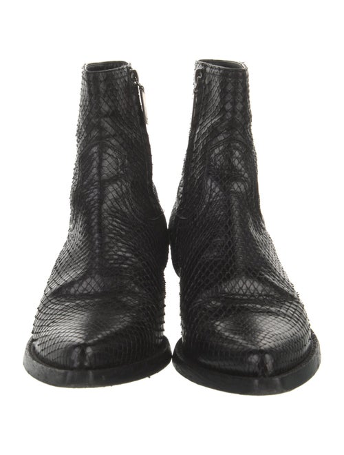 Saint Laurent Snakeskin Boots