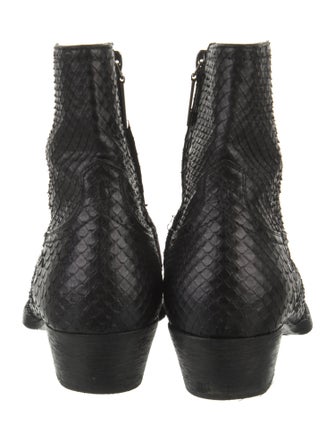 Saint Laurent Snakeskin Boots