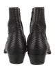Saint Laurent Snakeskin Boots