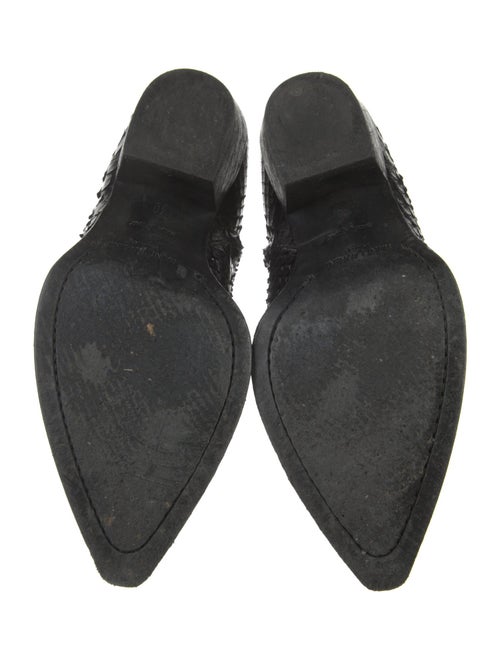 Saint Laurent Snakeskin Boots