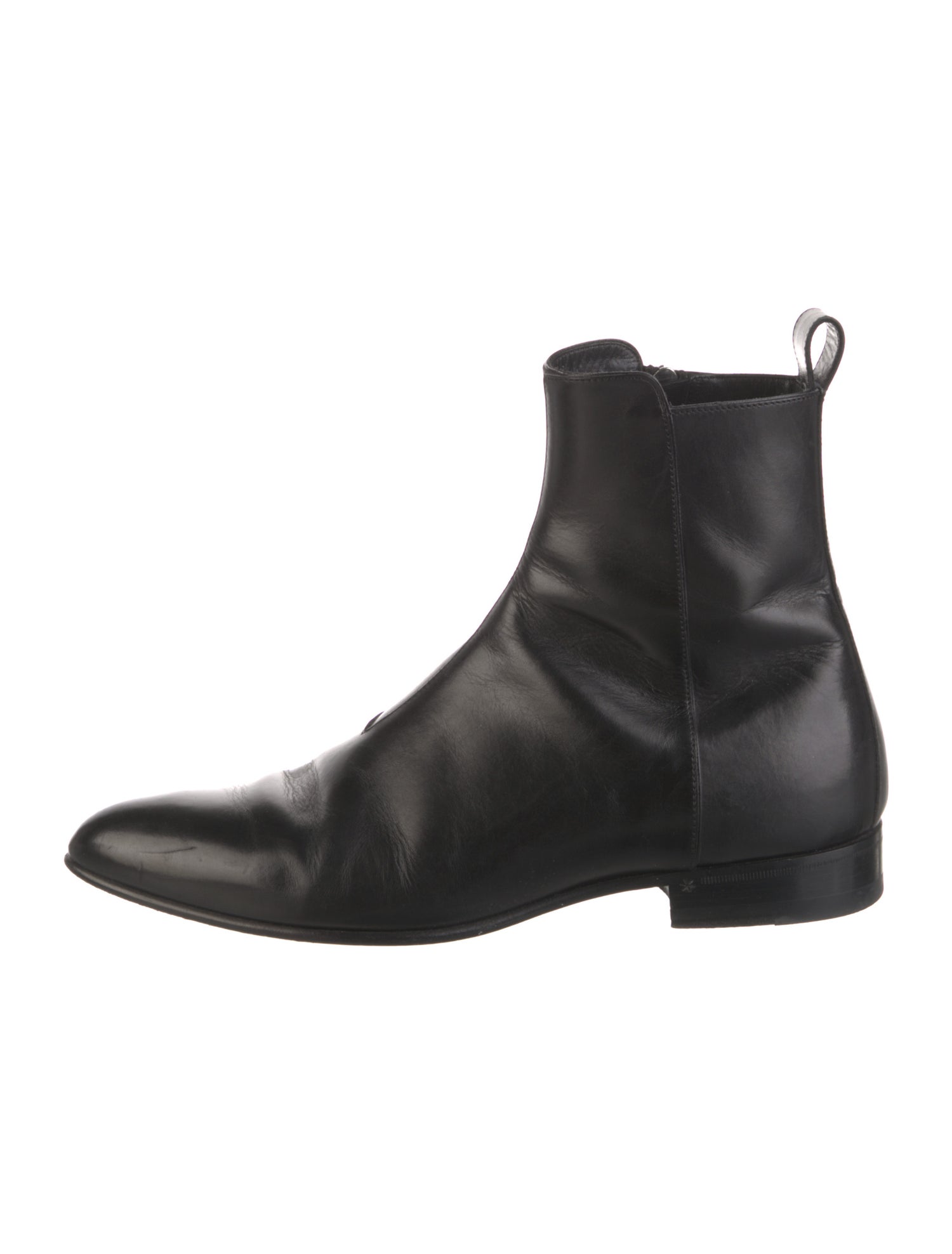 Saint Laurent Leather Chelsea Boots