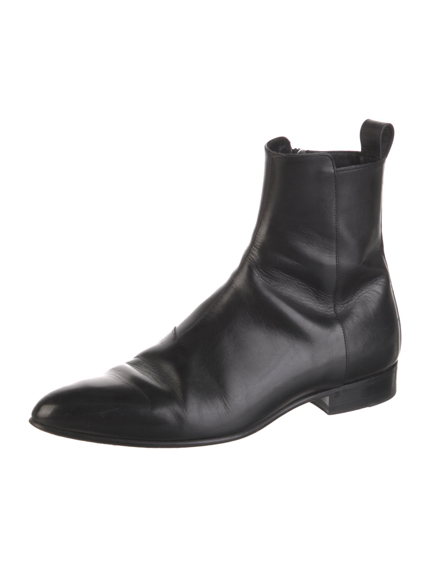 Saint Laurent Leather Chelsea Boots