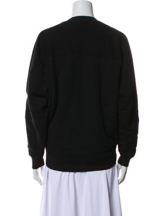 Saint Laurent Graphic Print Crew Neck Sweatshirt