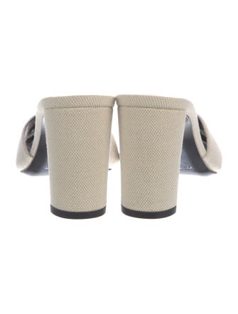 Saint Laurent Canvas Slides