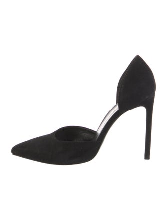 Saint Laurent Suede D'Orsay Pumps
