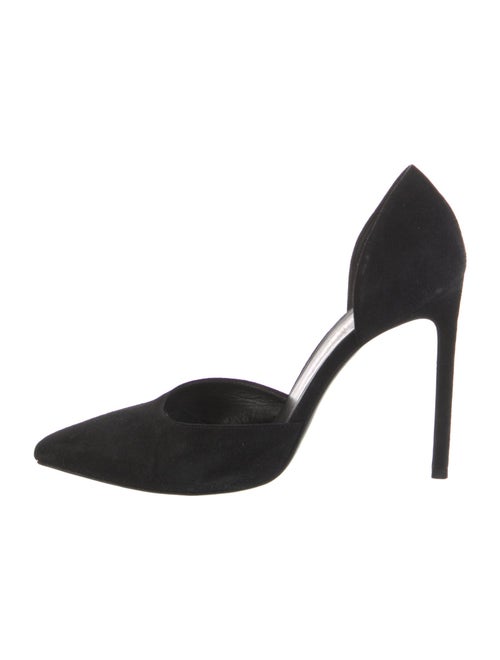 Saint Laurent Suede D'Orsay Pumps