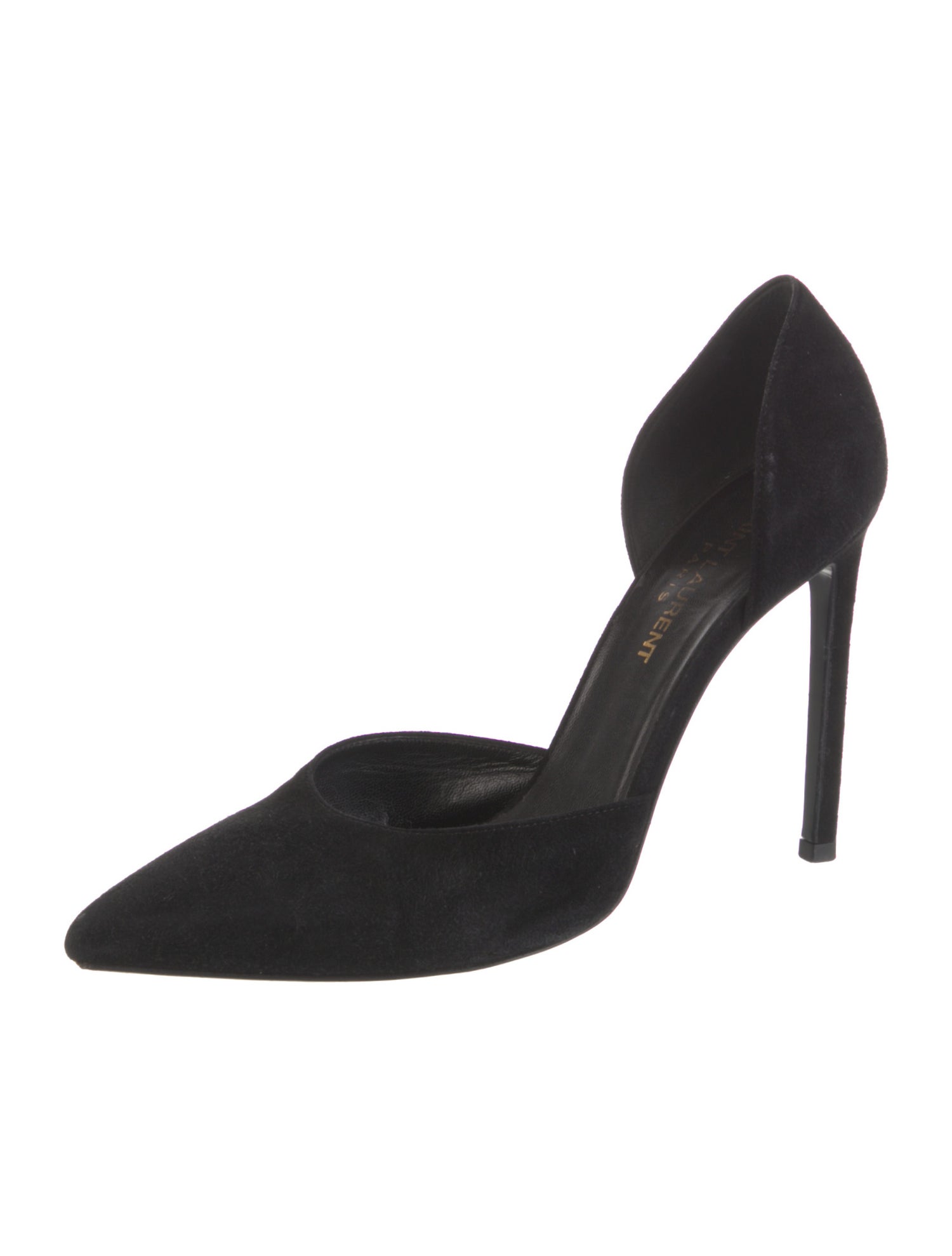 Saint Laurent Suede D'Orsay Pumps