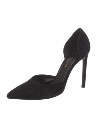 Saint Laurent Suede D'Orsay Pumps