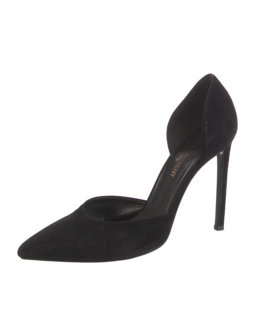 Saint Laurent Suede D'Orsay Pumps