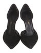 Saint Laurent Suede D'Orsay Pumps